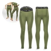 Pantaloni termici unisex – verde, mărime XL