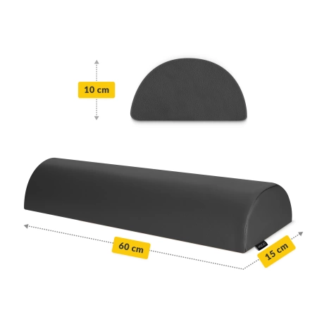 Semi-rolă de reabilitare, formă pentru masaj