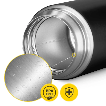 Termos pentru prânz din oțel inoxidabil 720 ml negru