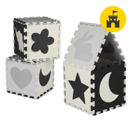 Set de puzzle din spumă 150x150 - „Animale”