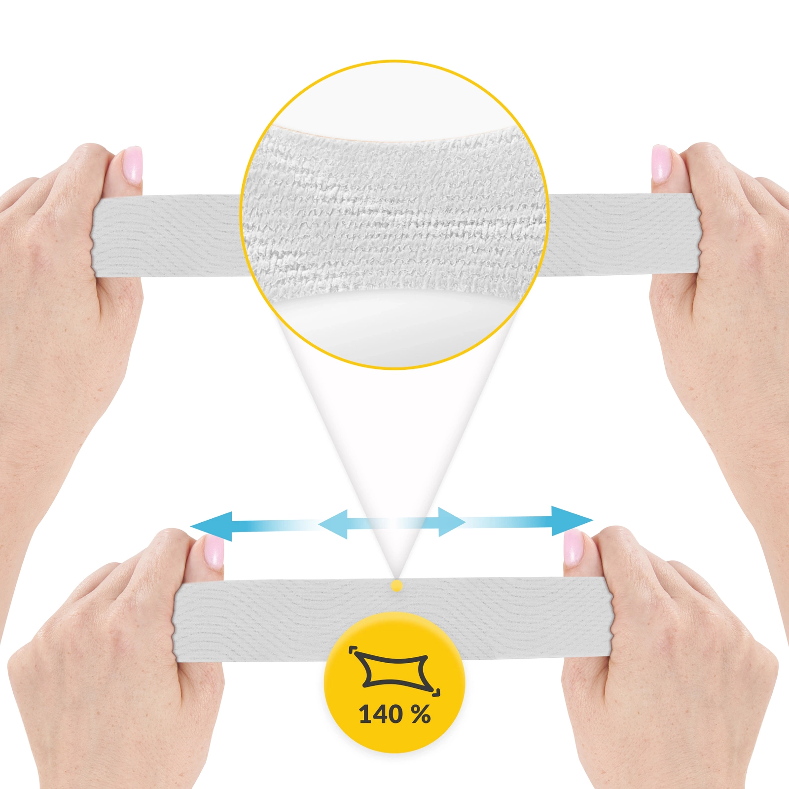 Bandă Kinesiotaping 5 cm x 5 m
