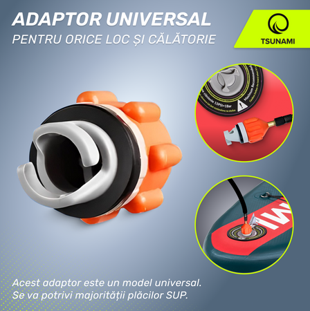 Adaptor de umflare pentru placa SUP TSUNAMI