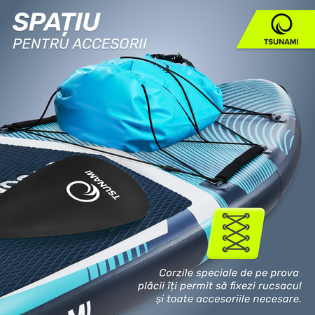 Placă SUP PRO TSUNAMI paddle board 350 cm T12