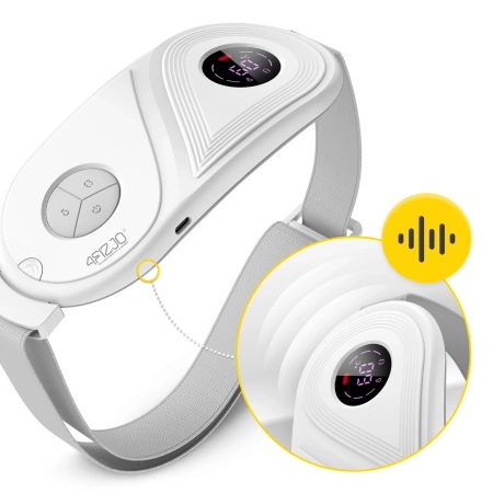 Centură menstruală încălzitoare pentru dureri menstruale – alb