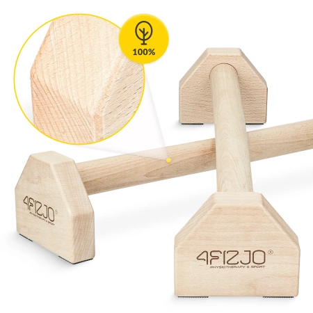 Mânere din lemn pentru flotări paralele