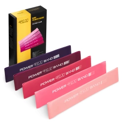 Set de 5 benzi elastice de exerciții MINI POWER BAND
