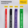 Set de 4 elastice de rezistență POWER BAND