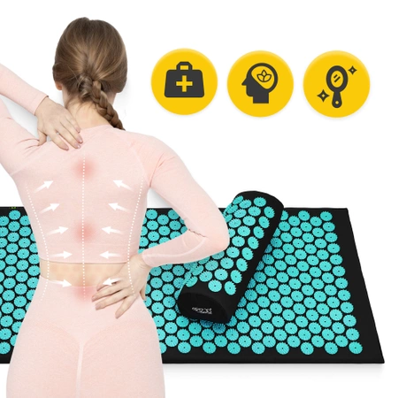 Covoraș clasică de presopunctură de mărime mare cu pernă XL