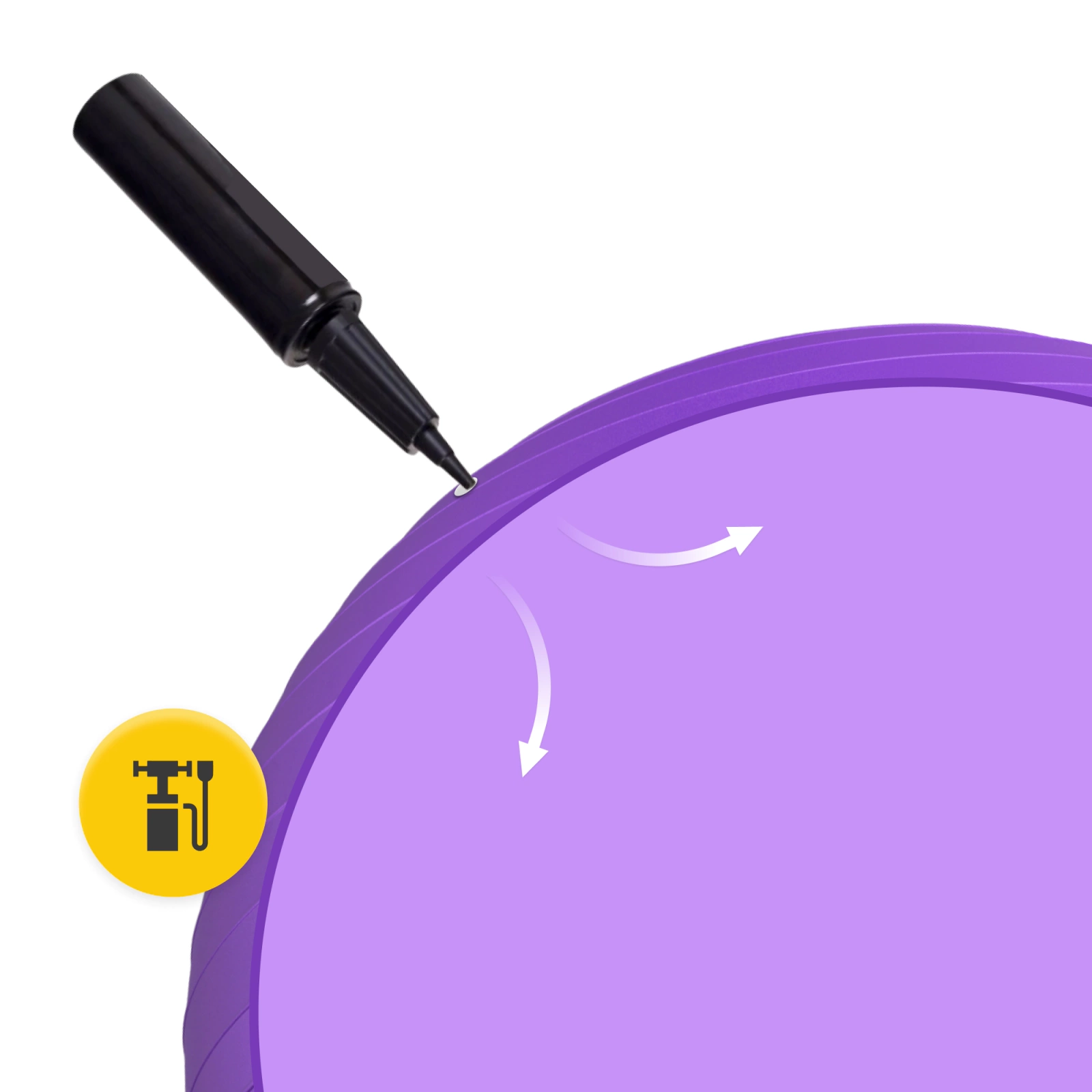 Minge de gimnastică gonflabilă 85 cm