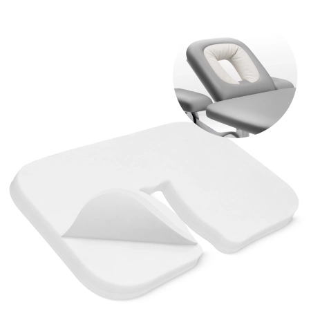 Husă de unică folosință pentru capătul patului, formă semicirculară, 50 buc.