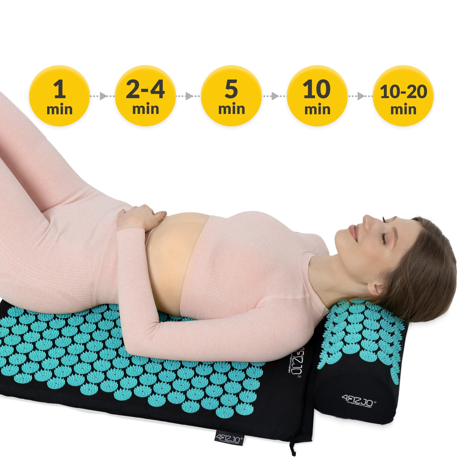 Saltea de acupunctură cu pernă clasică