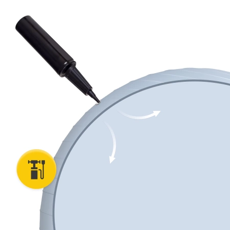 Minge gonflabilă de gimnastică pentru fitness 75 cm