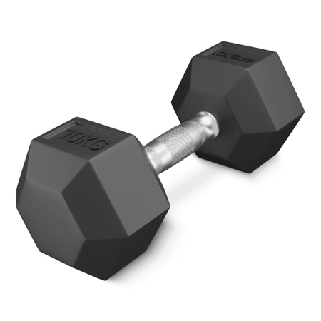 Ganteră din oțel HEX 10 kg (1 Bucată)