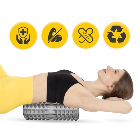 Role de masaj cu crampoane CROSSFIT EVA 33CM