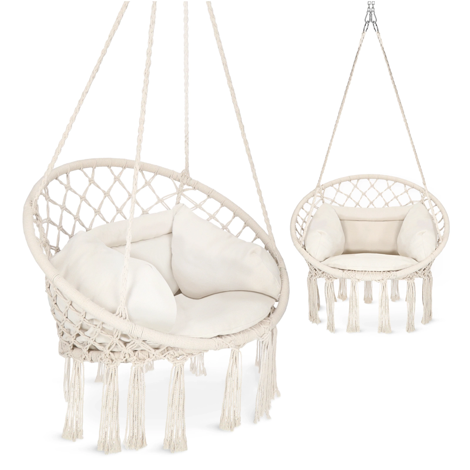 ogrodowa hustawka fotel wiszacy na taras balkon