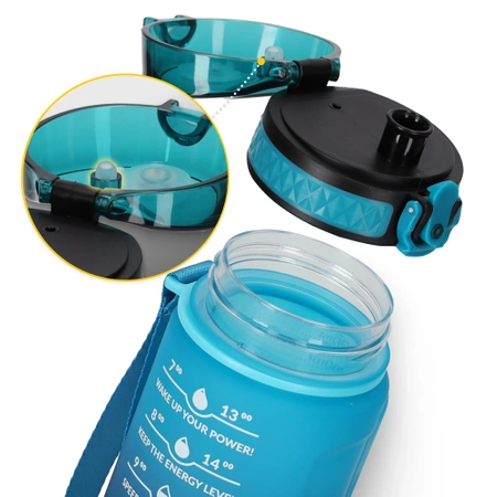 Sticlă de apă cu scală temporală 0,5 L