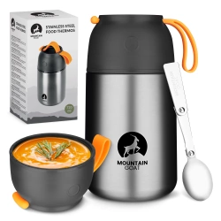 Termos pentru prânz din oțel inoxidabil 720 ml argintiu