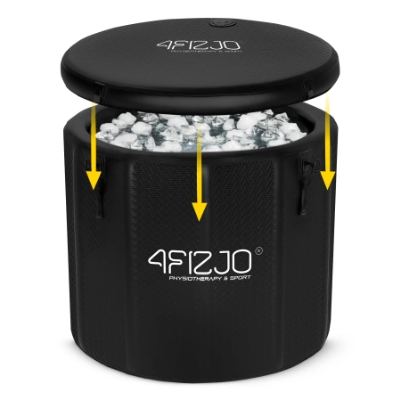 Baie de gheață gonflabilă pentru înotul de iarnă cusătură picătură rotundă