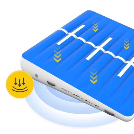 Pistă acrobatică AIR MAT PRO 2 x 2 x 0,4 m + pompă