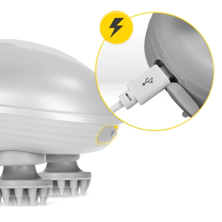 Aparat de masaj electric pentru cap, rezistent la apă