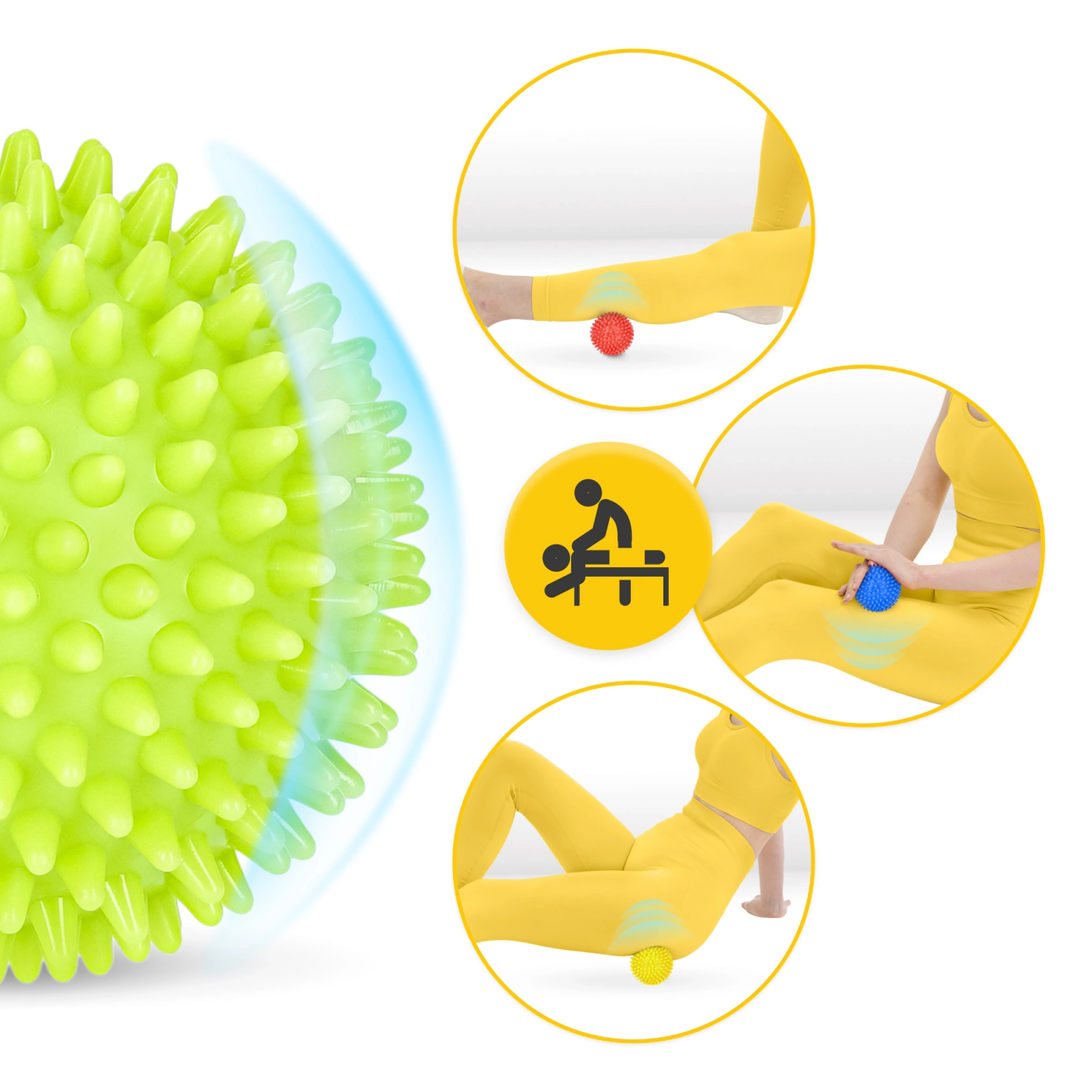 Mingi senzoriale pentru acupresură 4 buc.