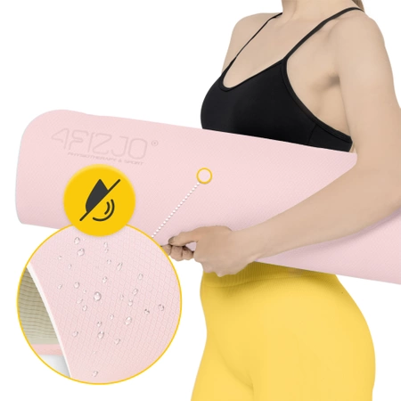 Saltea de exerciții TPE anti-alunecare 1 cm