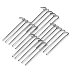 Set de cuie de cort din oțel 20 buc.