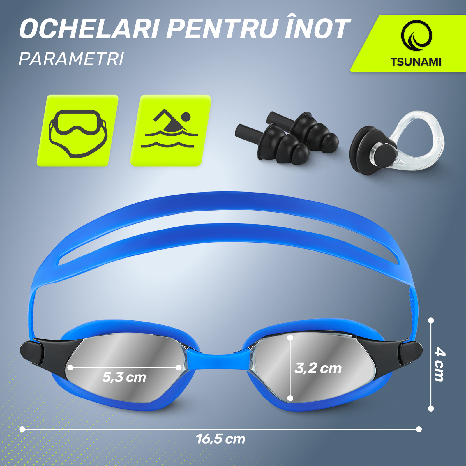 Ochelari de înot TSUNAMI 