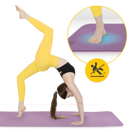 Saltea de exerciții TPE anti-alunecare 0,6 cm