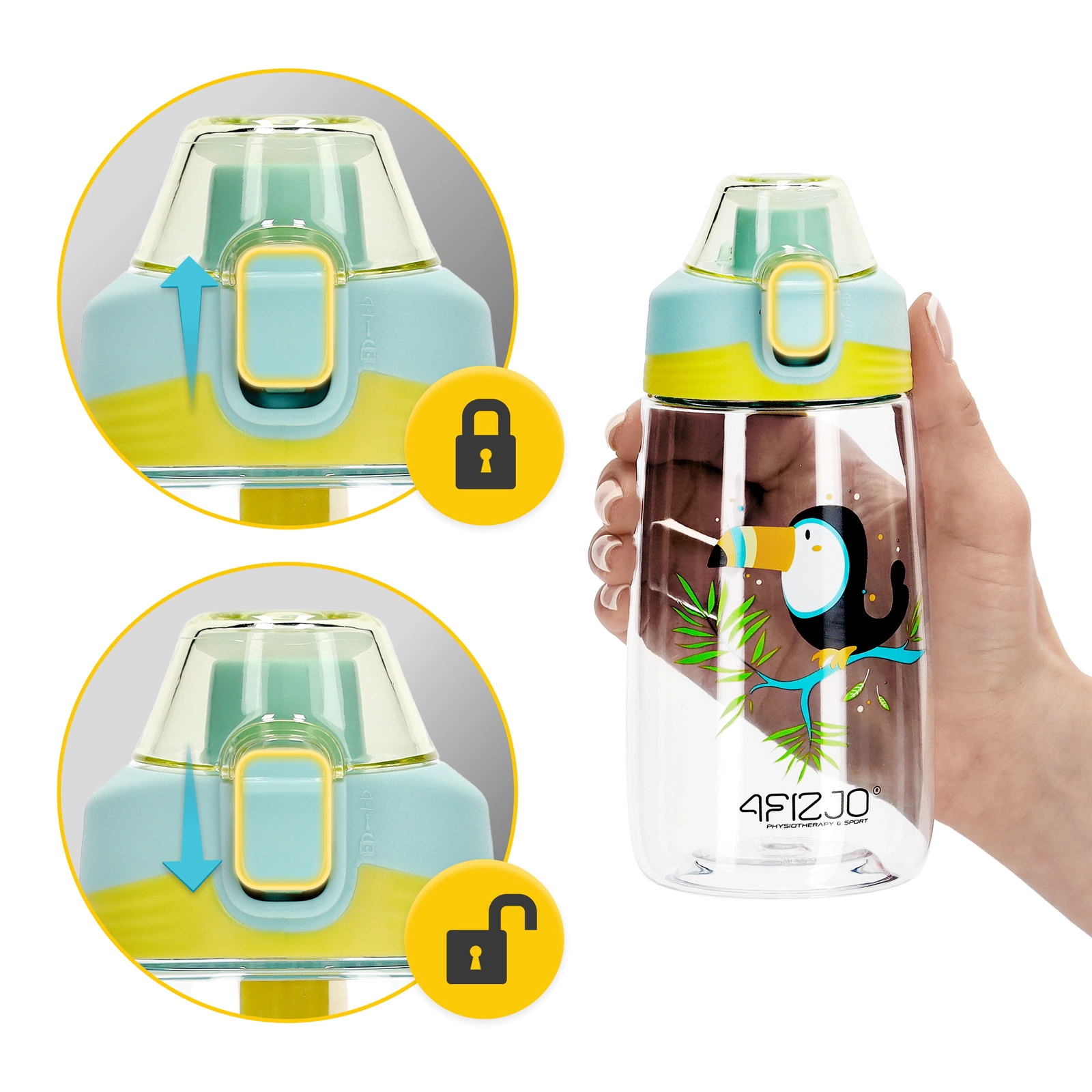 Sticlă pentru apă pentru copii 500 ml