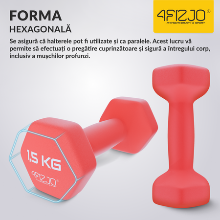 Haltere clasice 2 x 1,5 kg