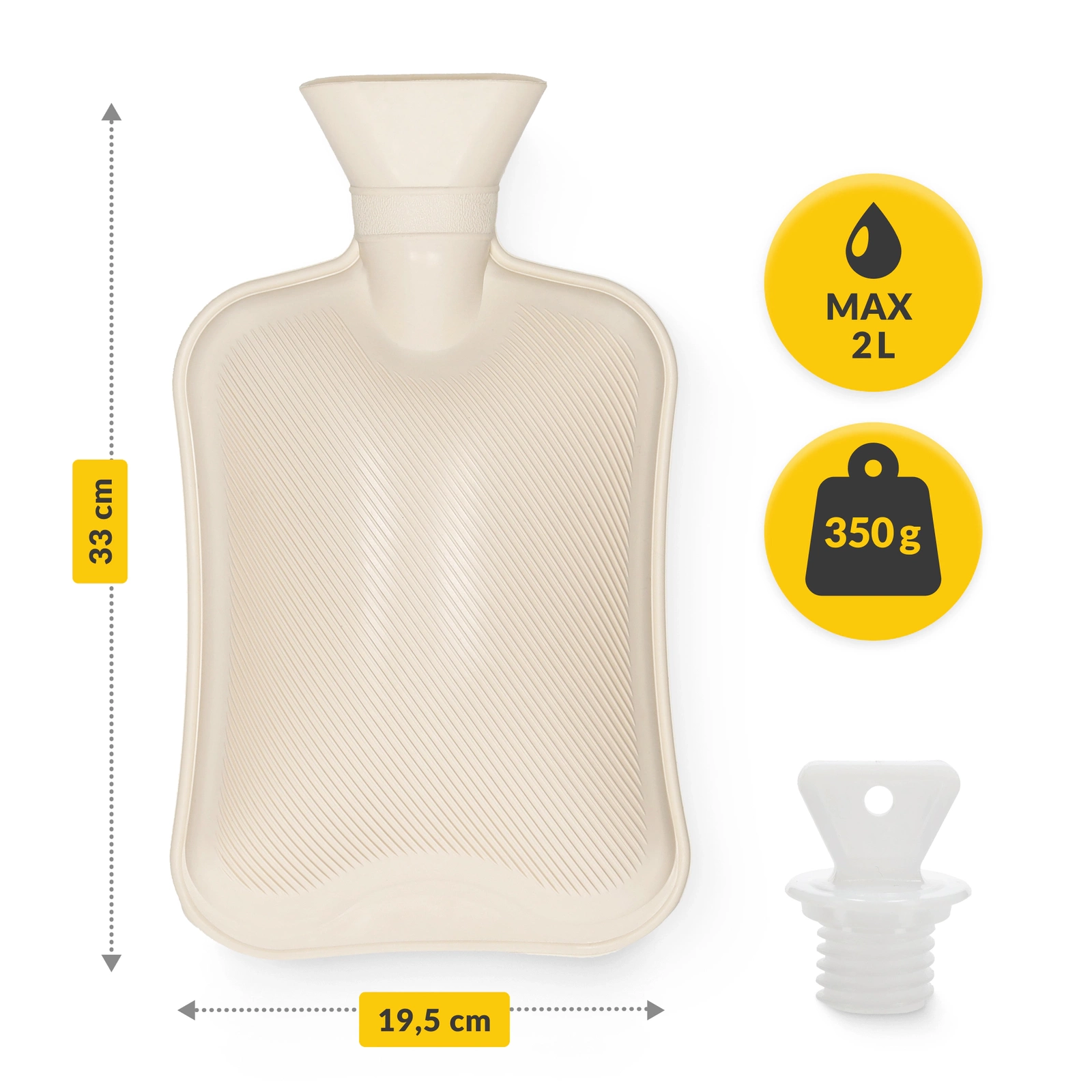 Compresă din cauciuc 2 L