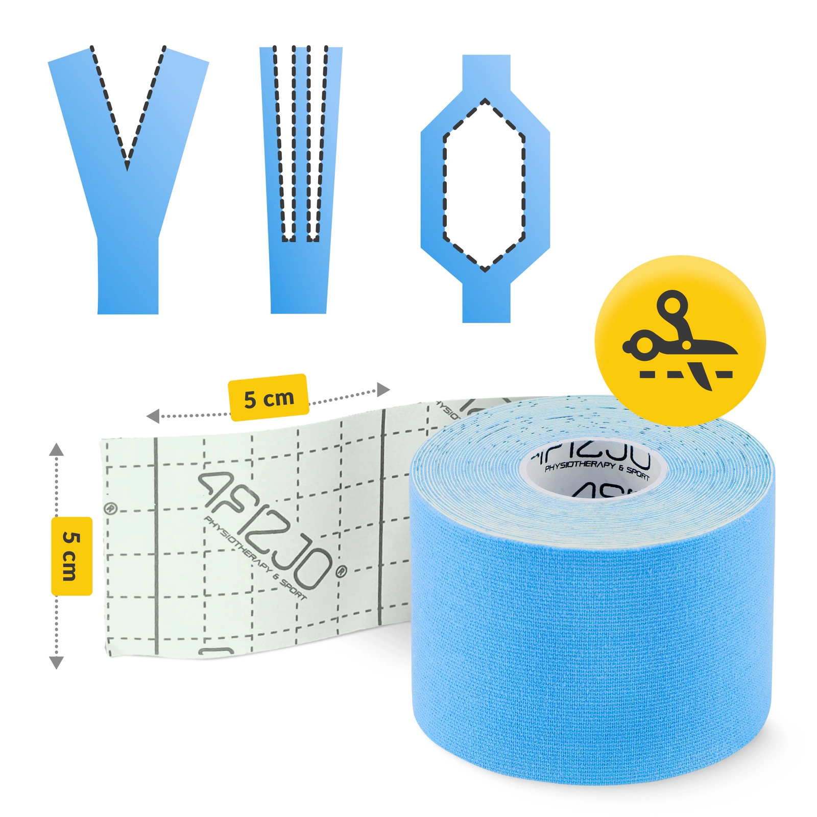 Bandă Kinesiotaping 5 cm x 5 m