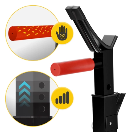 Bancă cu suport pentru bară PRO+