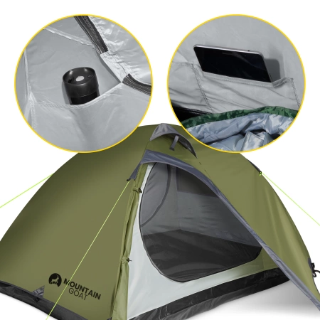 PRIME DUO MOUNTAIN GOAT cort pentru drumeții verde