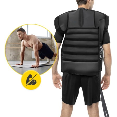 Vestă de compresie pentru drenaj limfatic C8