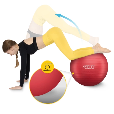 Minge gonflabilă de gimnastică pentru fitness 65 cm