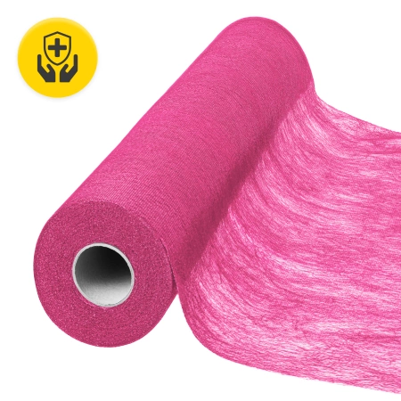 Covora medicală în rolă MED 70 cm x 50 m roz