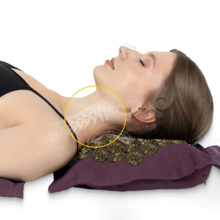 Covoraș de presopunctură ECO cu coji de hrișcă și nucă de cocos