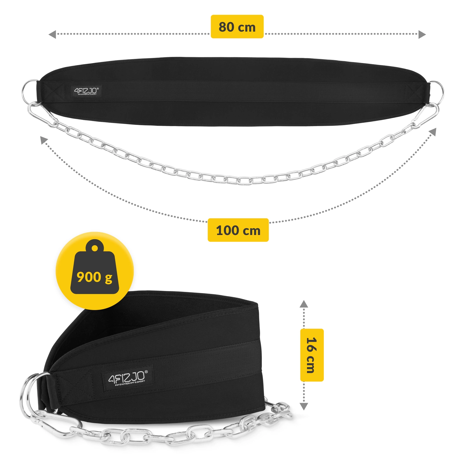 Centura de greutate Dip Belt 100 cm