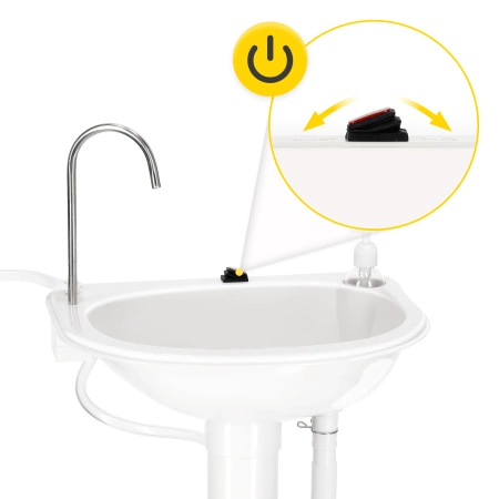 Chiuvetă portabilă de călătorie cu baterii