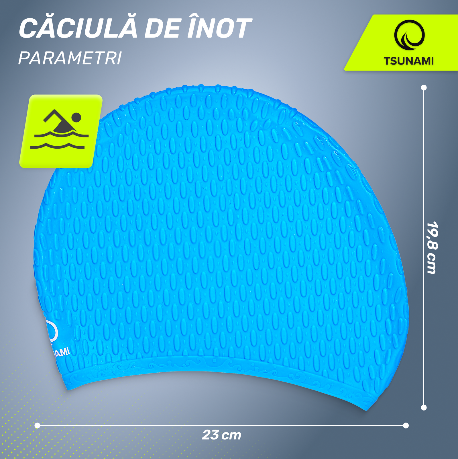 Căciulă de înot pentru piscină TEXTURE