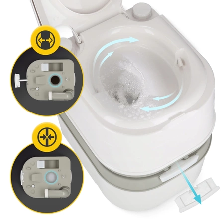 Toaletă portabilă turistică WC 24L