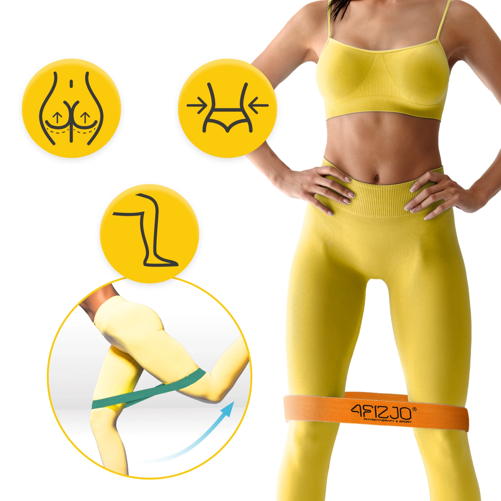 Set de 3 Benzi de Țesătură FLEX BAND