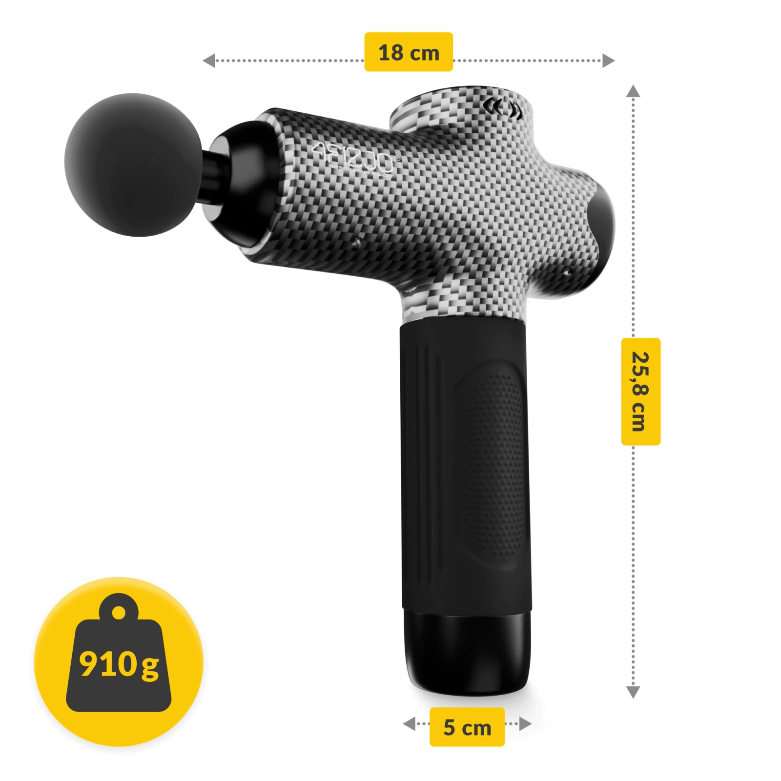 Pistol de masaj, masajer MASSAGE GUN EVO