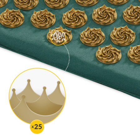 Covoraș de presopunctură ECO cu coji de hrișcă și nucă de cocos