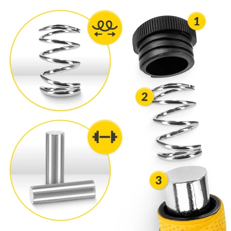 Coardă de sărit cu greutate 3 m