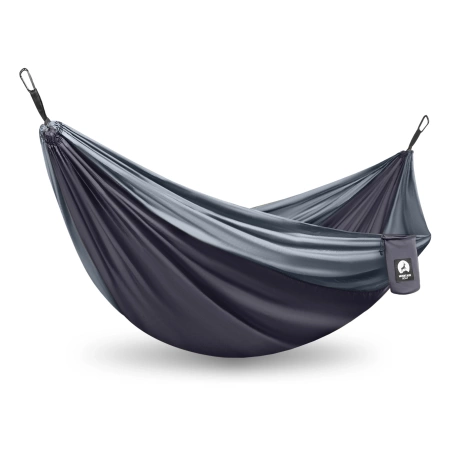 Hamac de călătorie pentru o persoană Mountain Goat gri-grafit