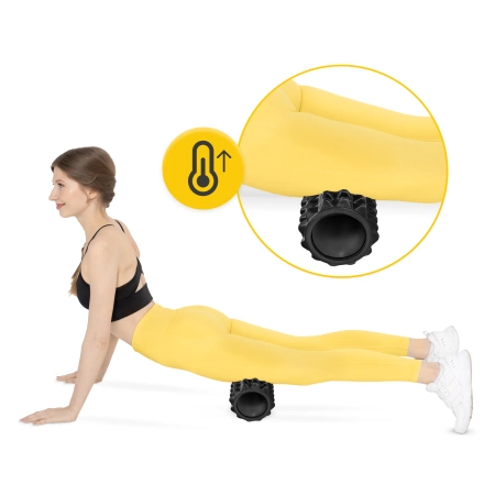 Role de masaj cu crampoane CROSSFIT EVA 33CM