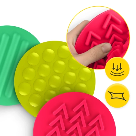 Discuri senzoriale pentru copii 25 cm set de 10 bucăți